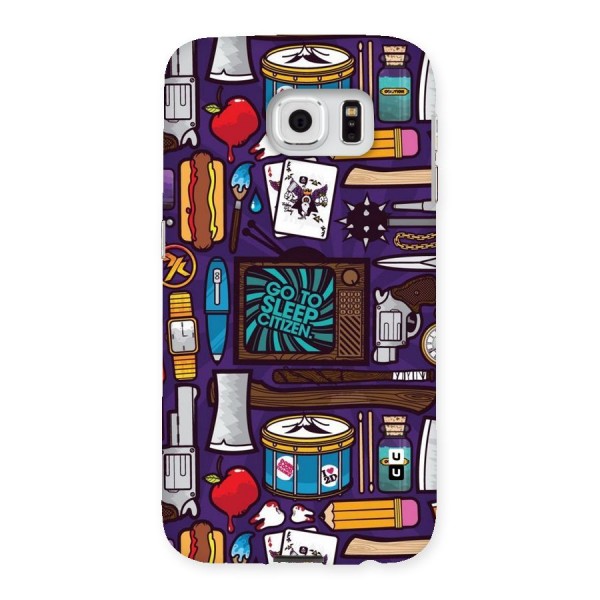 Go To Sleep Back Case for Samsung Galaxy S6