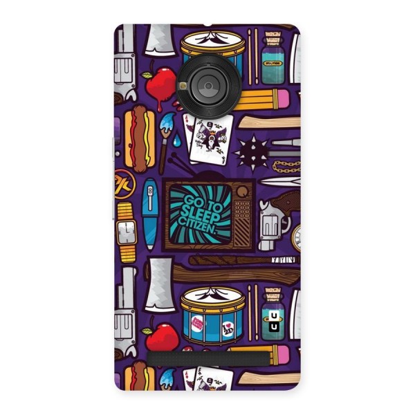 Go To Sleep Back Case for Yu Yuphoria