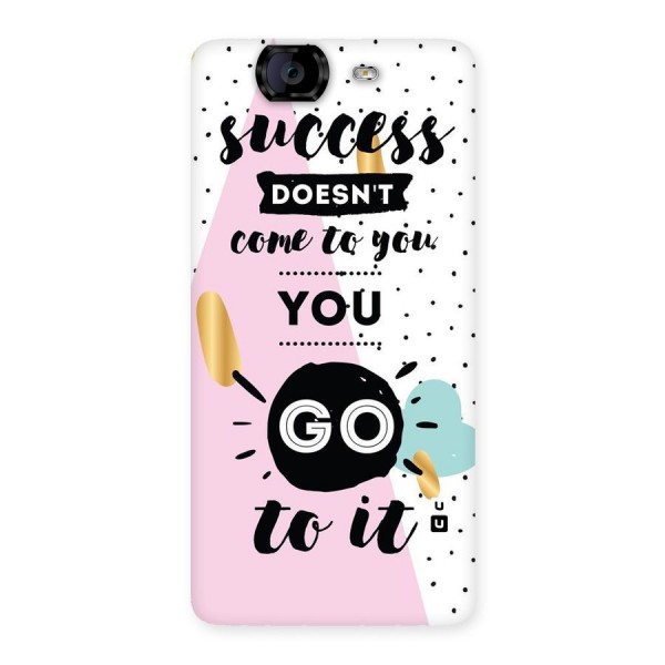 Go To Success Back Case for Canvas Knight A350