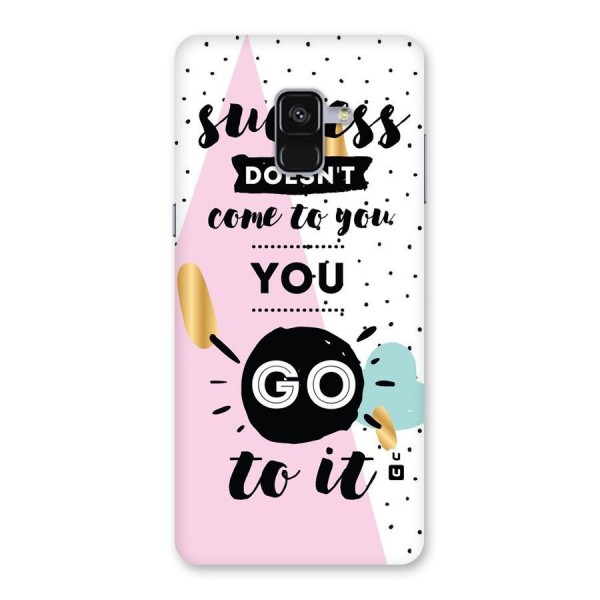 Go To Success Back Case for Galaxy A8 Plus