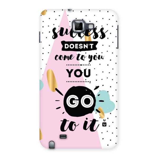 Go To Success Back Case for Galaxy Note