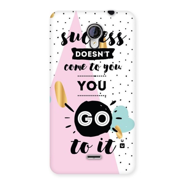 Go To Success Back Case for Micromax Unite 2 A106