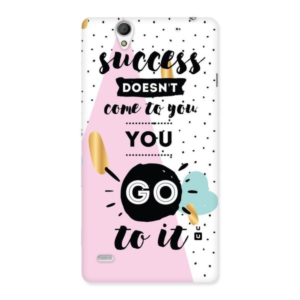 Go To Success Back Case for Sony Xperia C4