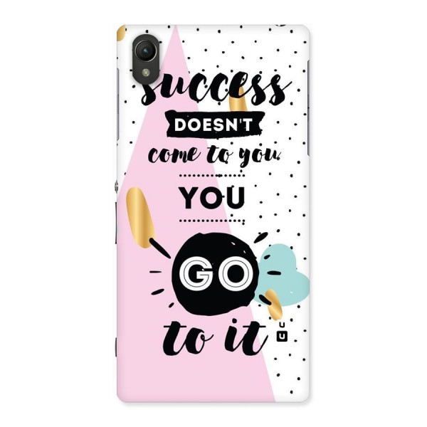 Go To Success Back Case for Sony Xperia Z1