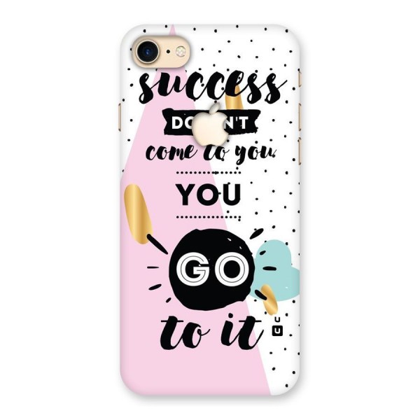 Go To Success Back Case for iPhone 7 Apple Cut