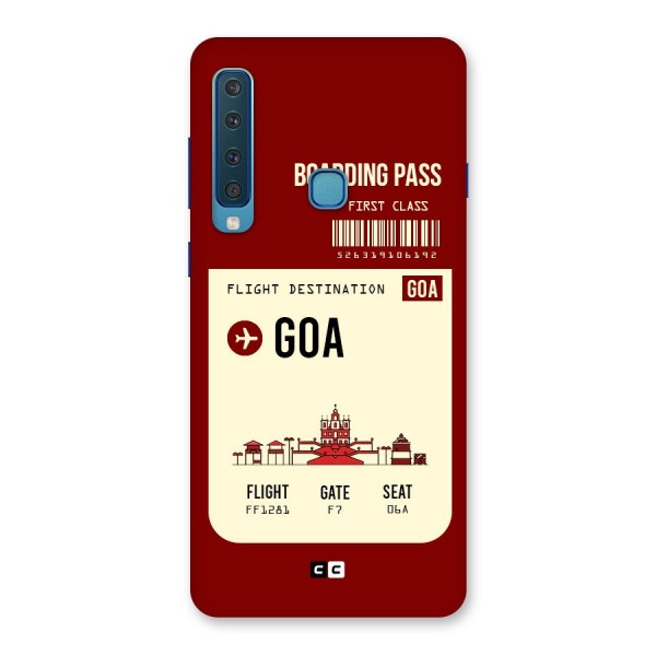 Goa Boarding Pass Back Case for Galaxy A9 (2018)