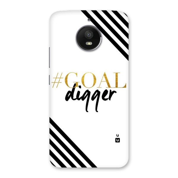 Goal Digger Back Case for Moto E4 Plus