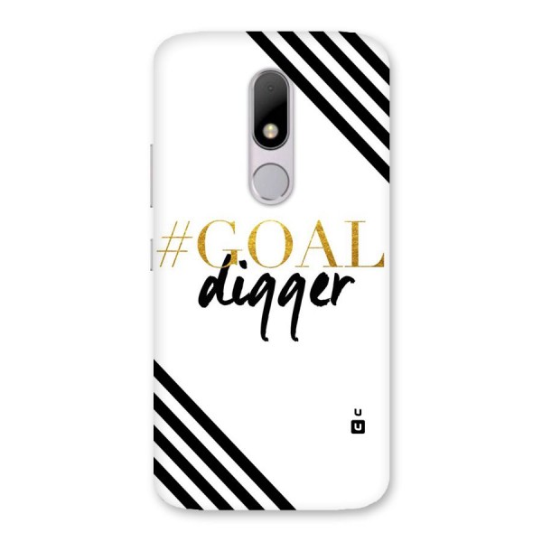 Goal Digger Back Case for Moto M