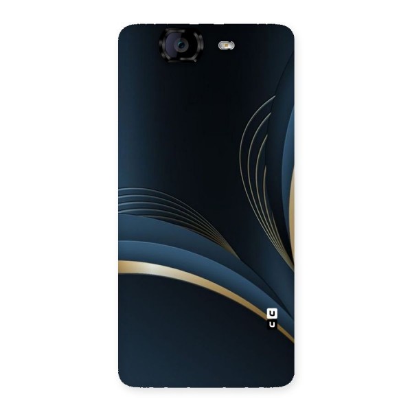 Gold Blue Beauty Back Case for Canvas Knight A350