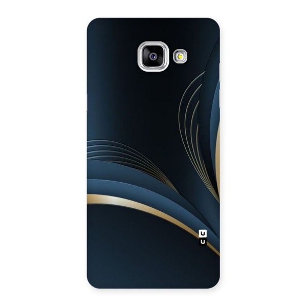 Gold Blue Beauty Back Case for Galaxy A5 2016