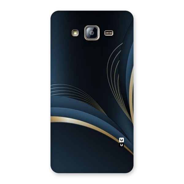 Gold Blue Beauty Back Case for Galaxy On5