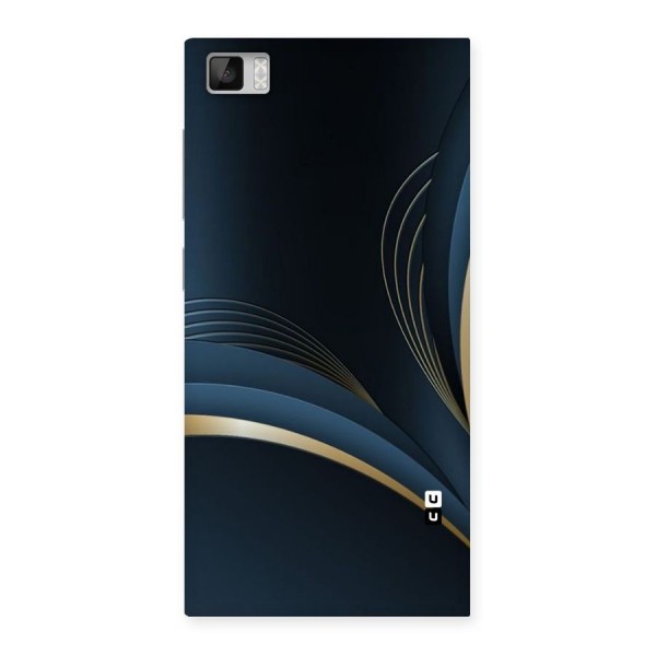 Gold Blue Beauty Back Case for Xiaomi Mi3