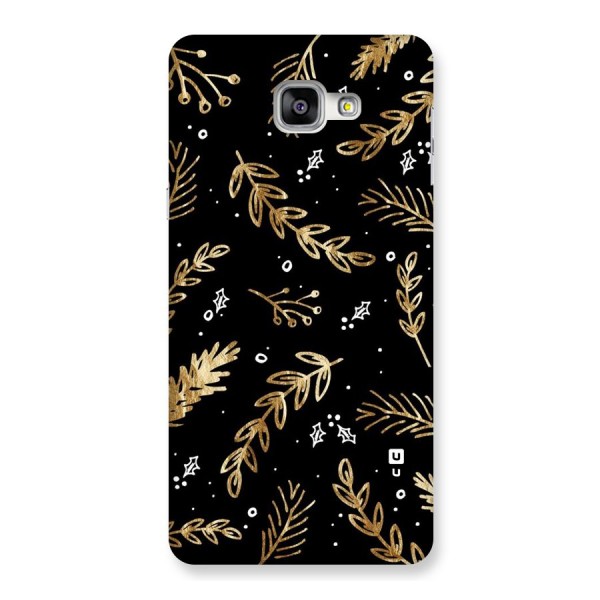 Gold Palm Leaves Back Case for Galaxy A9