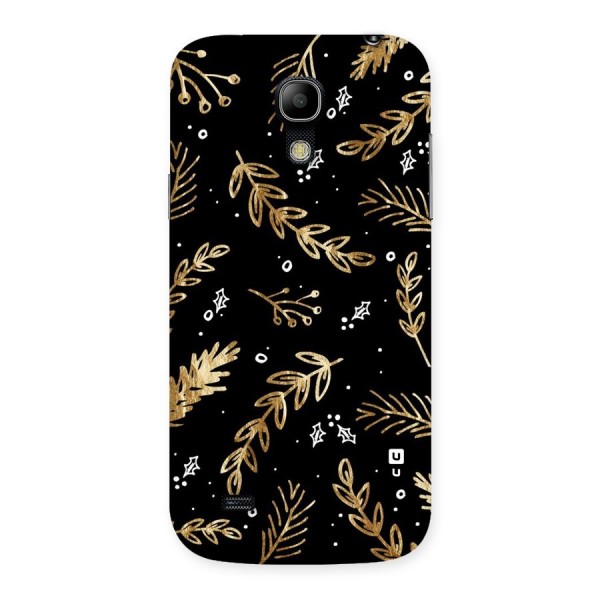 Gold Palm Leaves Back Case for Galaxy S4 Mini