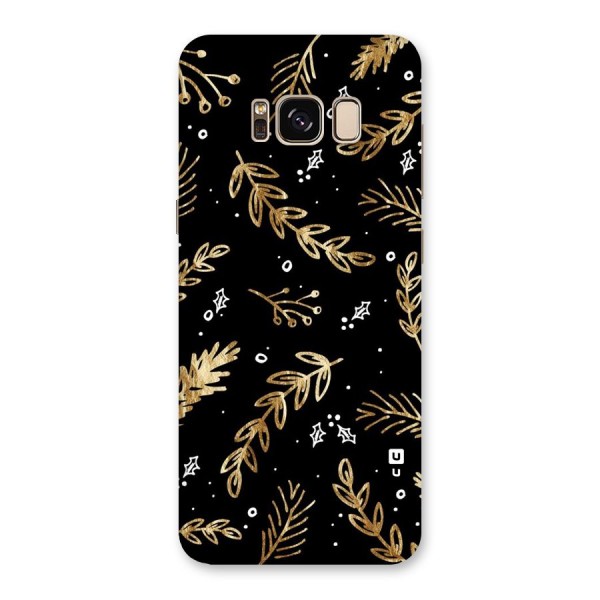 Gold Palm Leaves Back Case for Galaxy S8