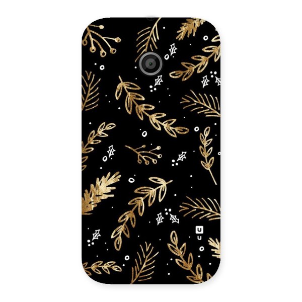 Gold Palm Leaves Back Case for Moto E