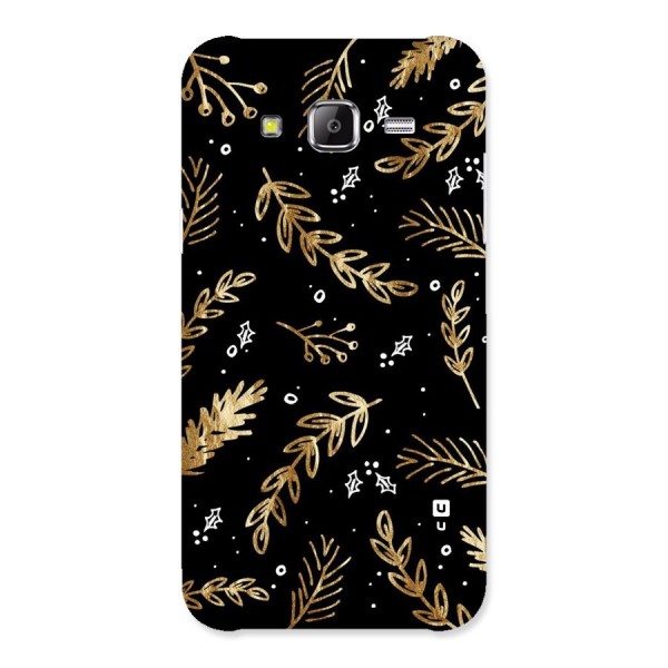 Gold Palm Leaves Back Case for Samsung Galaxy J5