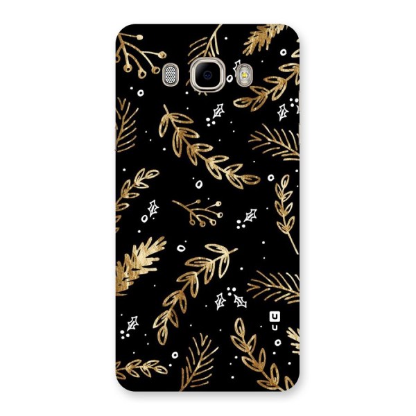 Gold Palm Leaves Back Case for Samsung Galaxy J7 2016