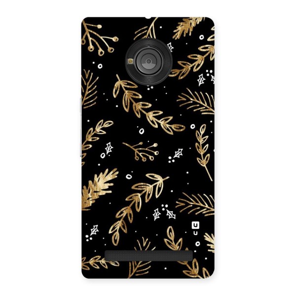 Gold Palm Leaves Back Case for Yu Yuphoria