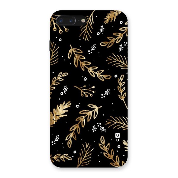 Gold Palm Leaves Back Case for iPhone 7 Plus