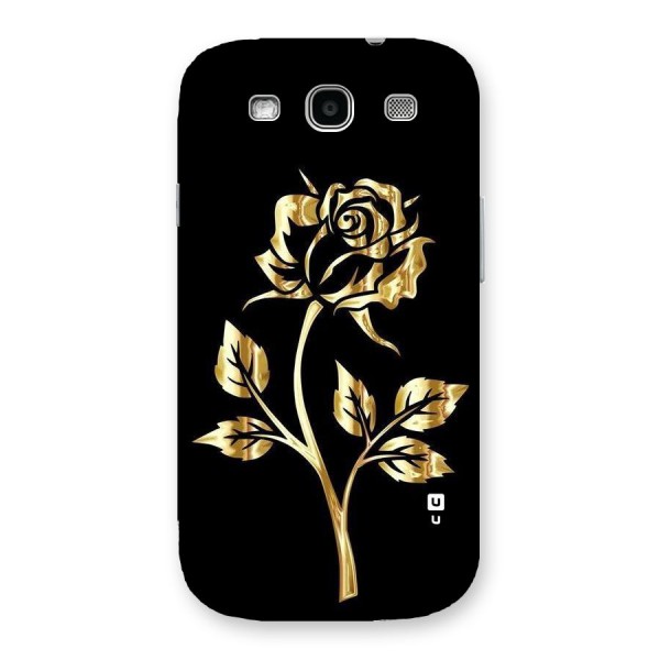 Gold Rose Back Case for Galaxy S3 Neo