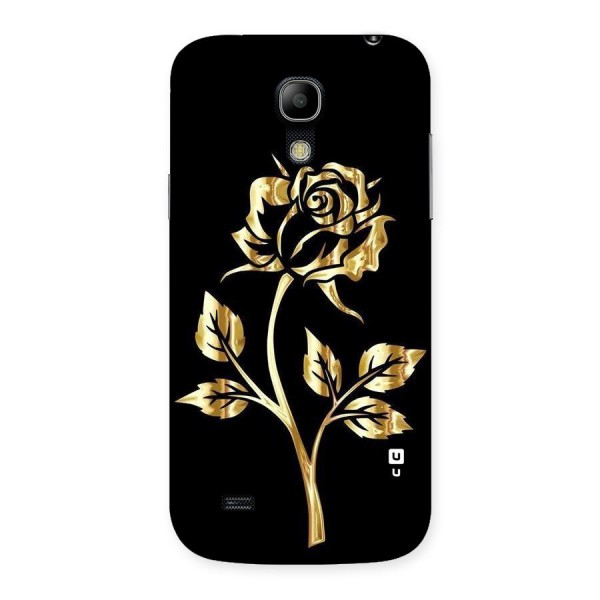 Gold Rose Back Case for Galaxy S4 Mini