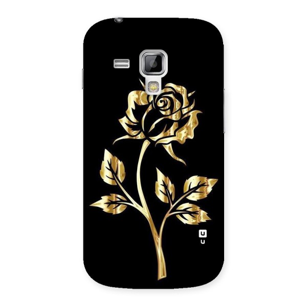 Gold Rose Back Case for Galaxy S Duos