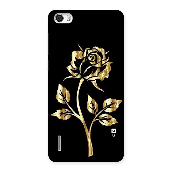 Gold Rose Back Case for Honor 6