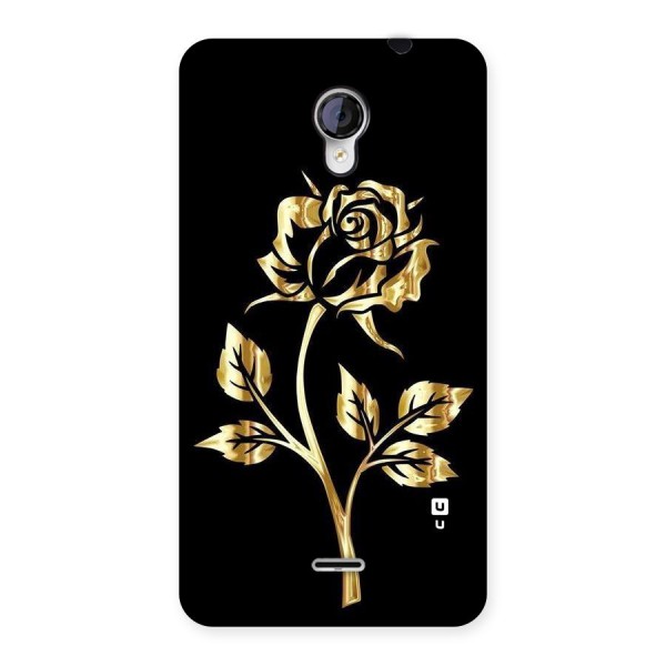 Gold Rose Back Case for Micromax Unite 2 A106