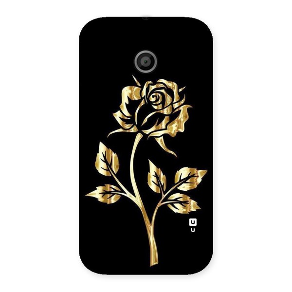 Gold Rose Back Case for Moto E