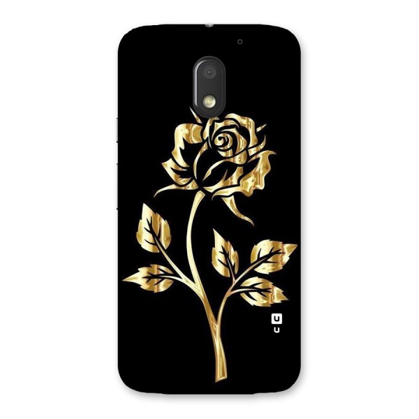 Gold Rose Back Case for Moto E3 Power