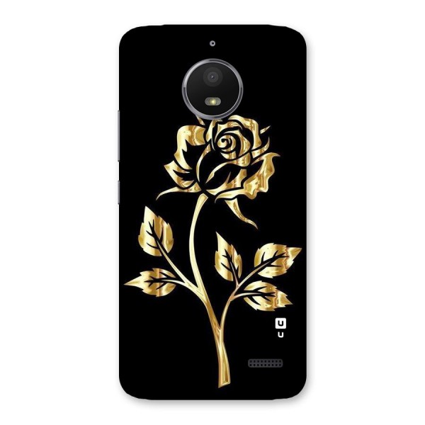 Gold Rose Back Case for Moto E4