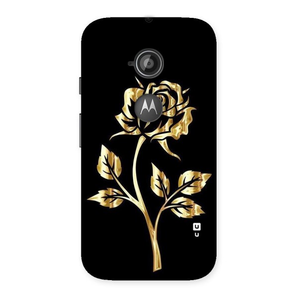 Gold Rose Back Case for Moto E 2nd Gen