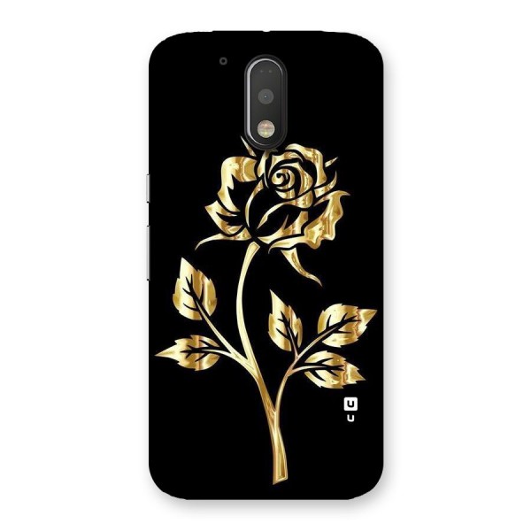 Gold Rose Back Case for Motorola Moto G4