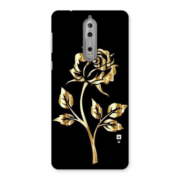 Gold Rose Back Case for Nokia 8