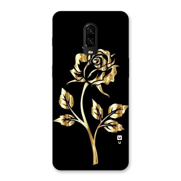 Gold Rose Back Case for OnePlus 6T