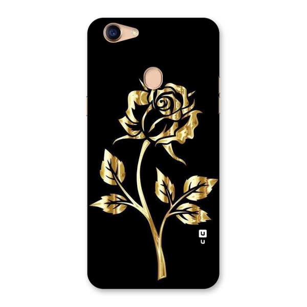 Gold Rose Back Case for Oppo F5