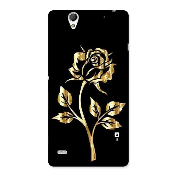 Gold Rose Back Case for Sony Xperia C4