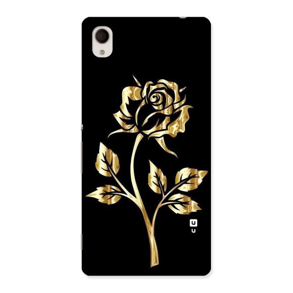 Gold Rose Back Case for Sony Xperia M4