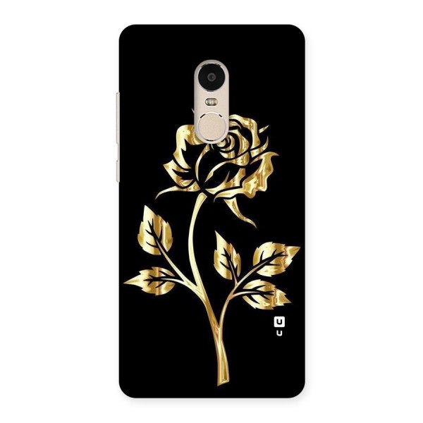 Gold Rose Back Case for Xiaomi Redmi Note 4