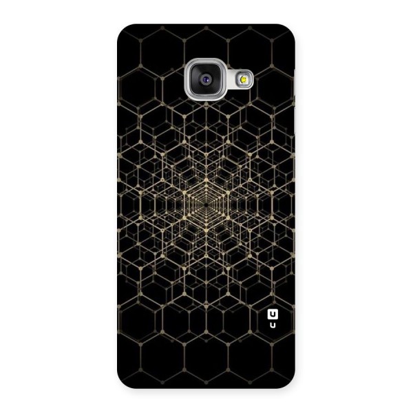 Gold Web Back Case for Galaxy A3 2016