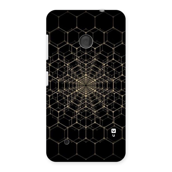 Gold Web Back Case for Lumia 530