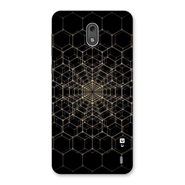 Gold Web Back Case for Nokia 2