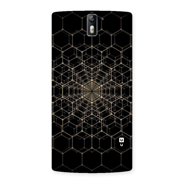 Gold Web Back Case for One Plus One