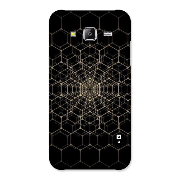 Gold Web Back Case for Samsung Galaxy J5