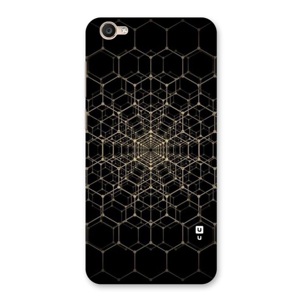 Gold Web Back Case for Vivo Y55s