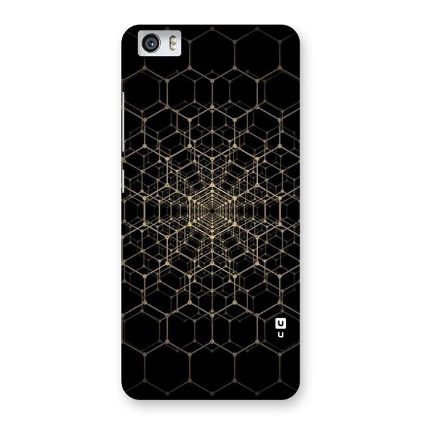 Gold Web Back Case for Xiaomi Redmi Mi5