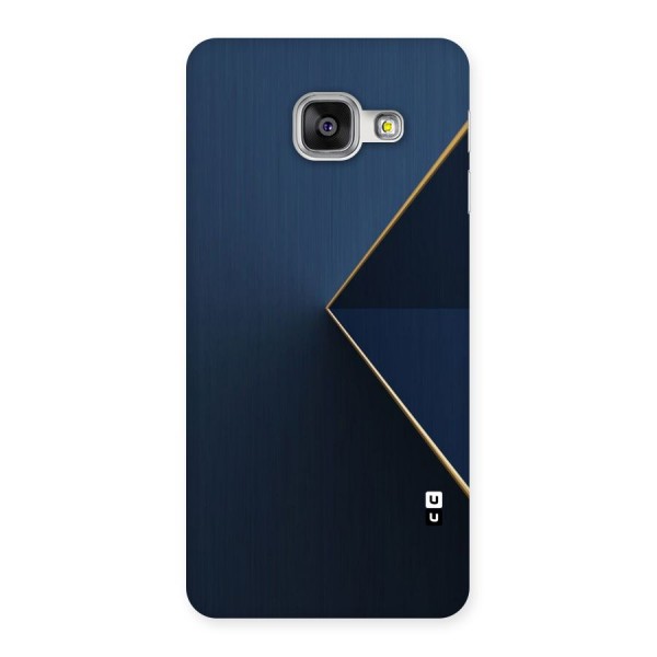 Golden Blue Triangle Back Case for Galaxy A3 2016