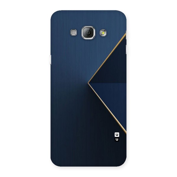 Golden Blue Triangle Back Case for Galaxy A8