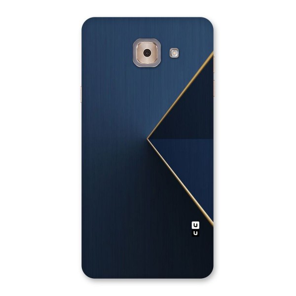 Golden Blue Triangle Back Case for Galaxy J7 Max